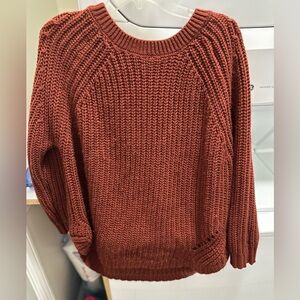 Rust Knit Women's Sweater